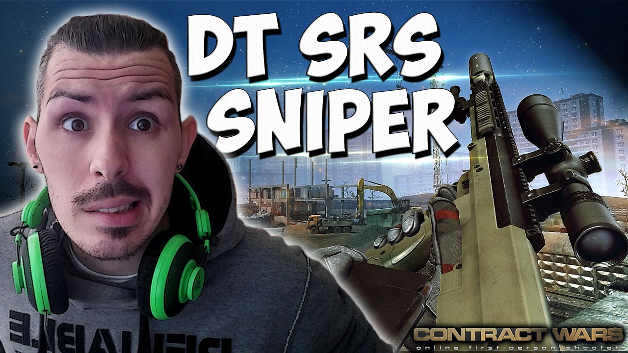 Contract Wars - DT SRS SNIPER Gameplay (Facecam&Commentary)
