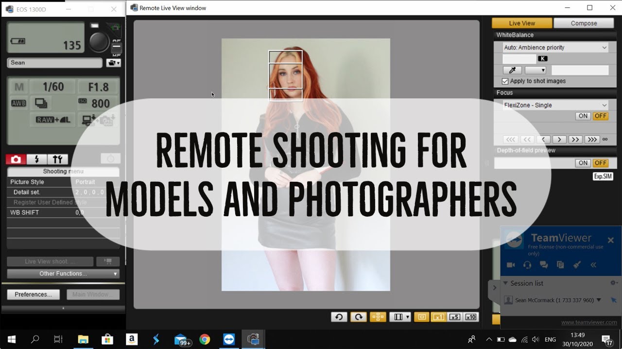 How to Setup and run a remote shoot for Models and Photographers YouTube