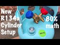 New R134a Refrigerant Recovery Cylinder 30 Lb Unboxing and Setup for First Use (Mastercool 64010)