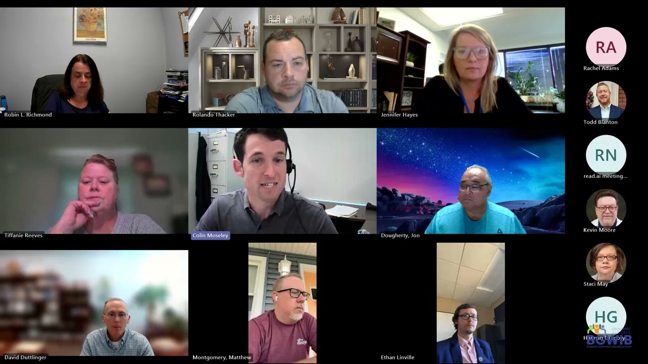 BGWIB Finance Committee August 28th, 2025