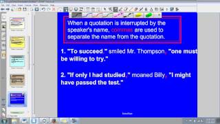 Punctuating Dialgoue