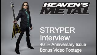 Famous STRYPER Interview with Michael Sweet Net Worth