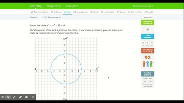 IXL - Graph circles (Algebra 2 practice)