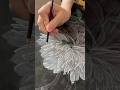 【日本画】芍薬の白い花びらを描く。ー早送り・メイキングー #shorts