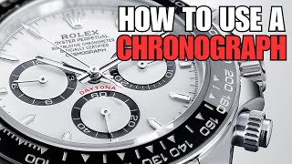 How to Use A Chronograph Watch!