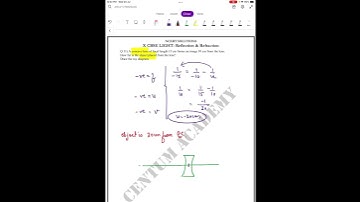 X NCERT Physics Solutions | Light: Reflection & Refraction | Exercise Q11 Part2