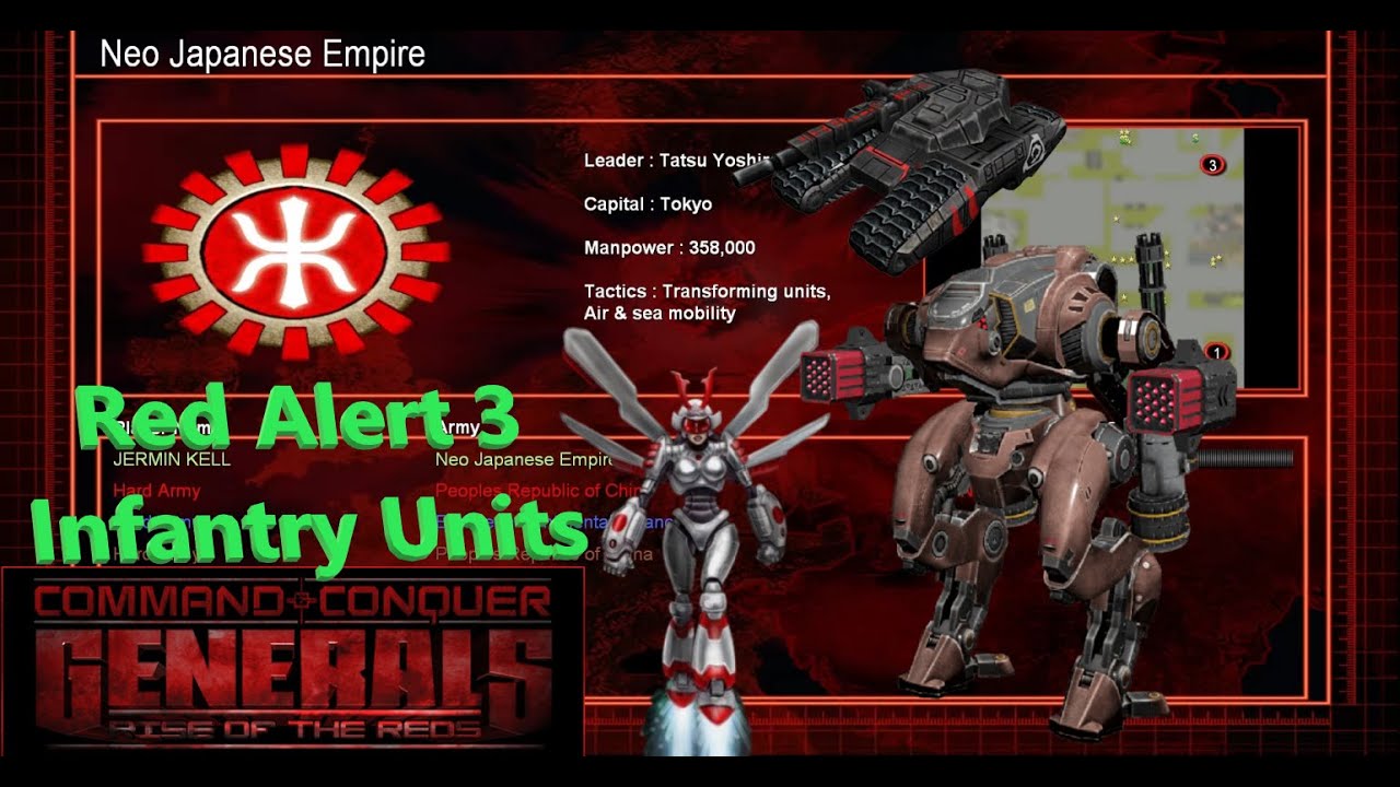 Rise Of The Reds 1.87 | Japanese Hi-Tech | Command and Conquer
