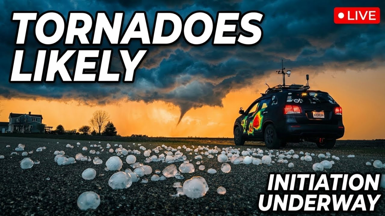 LIVE Tornado Chasing in Northen Iowa/MN - YouTube