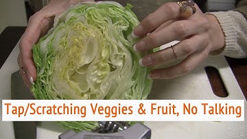 ASMR * Veggie/Fruit Tapping * Scratching & Tapping * Fast Tapping * No Talking * ASMRVilla