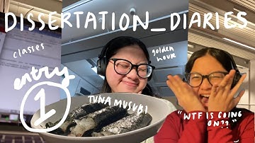 transcribing tv shows, library days and more | dissertation diaries