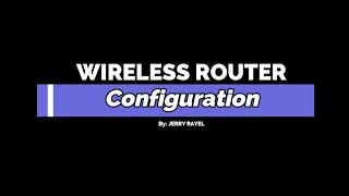 Wireless Router Configuration screenshot 5