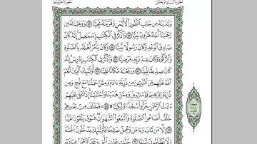 سورة مريم مكتوبة كاملة ماهر المعيقلي Surah Maryam  Maher Almuaiqly quran