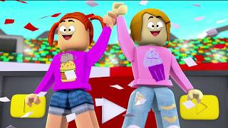 Happy Roblox Family Molly Babysits Daisy In Bloxburg - roblox escape the zombie pool with baby kira molly 2 player