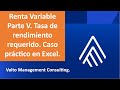 Renta Variable Parte V. Tasa de rendimiento requerido. Caso práctico en Excel.