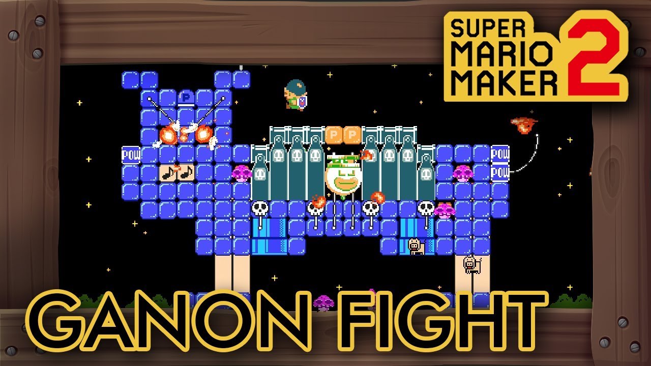 Super Mario Maker 2 - Intense Ganon Boss Fight