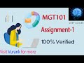 MGT101 Assignment No 1 Solution 2021 || MGT101 Assignment no 1 Solution || By Deep Guider