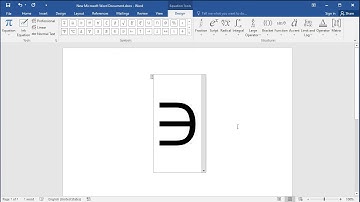 How to type Contains as member symbol in Word