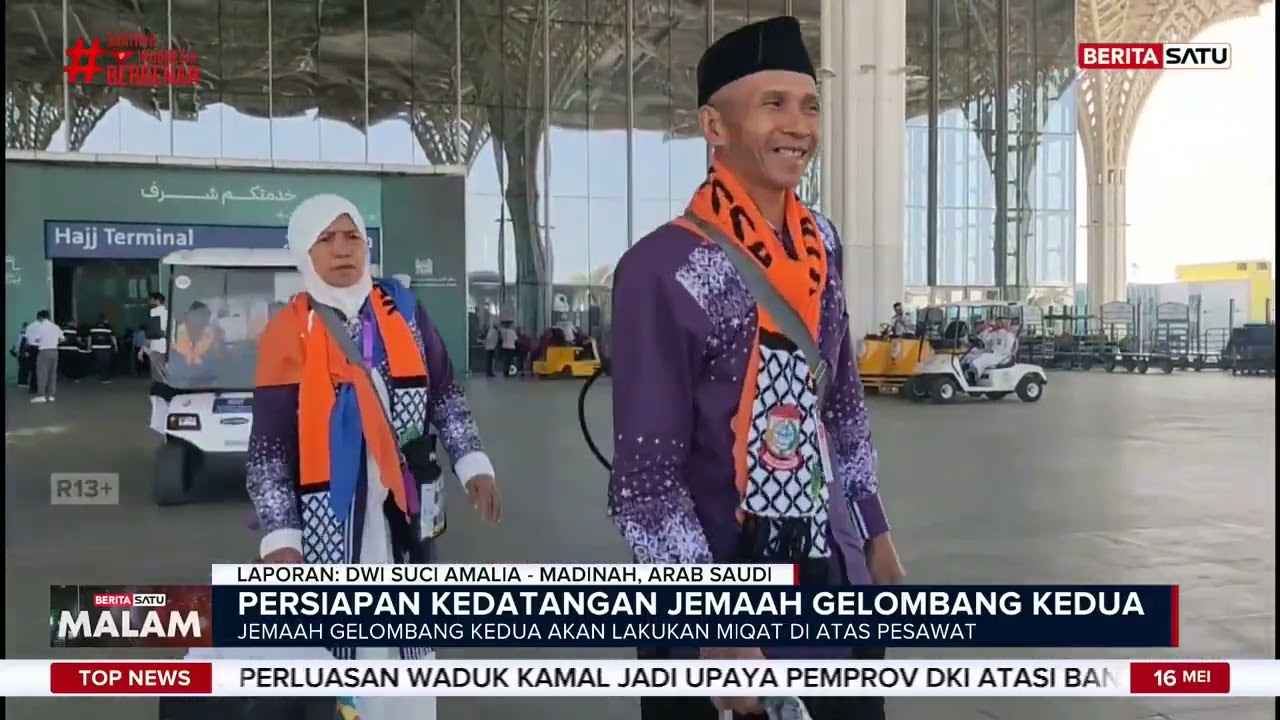 Jemaah Calon Haji Gelombang 2 Mendarat di Jeddah dan Langsung Diberangkatkan ke Mekkah | Beritasatu