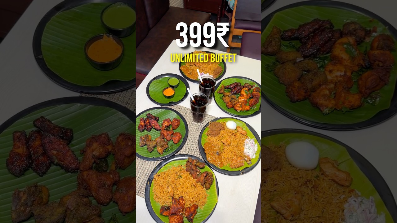 💥 399₹ Безлимитный фуршет ⁉️ #шорты Бирияни Мубаарак