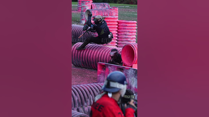 The HIGH flying NINJA KICK! #challenge #ninja #paintball