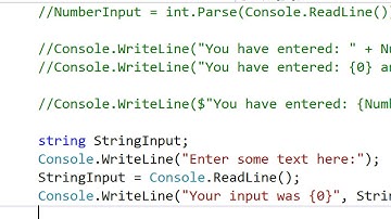 C# 2   Accept Input with Console ReadLine