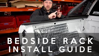 Bedside MOLLE Rack Installation - 2019+ Ford Ranger