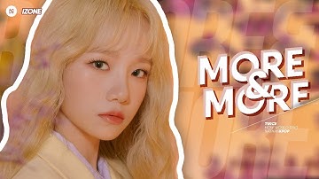 [Requested] How would IZ*ONE sing MORE & MORE (TWICE) || 아이즈원 - MORE & MORE (트와이스)