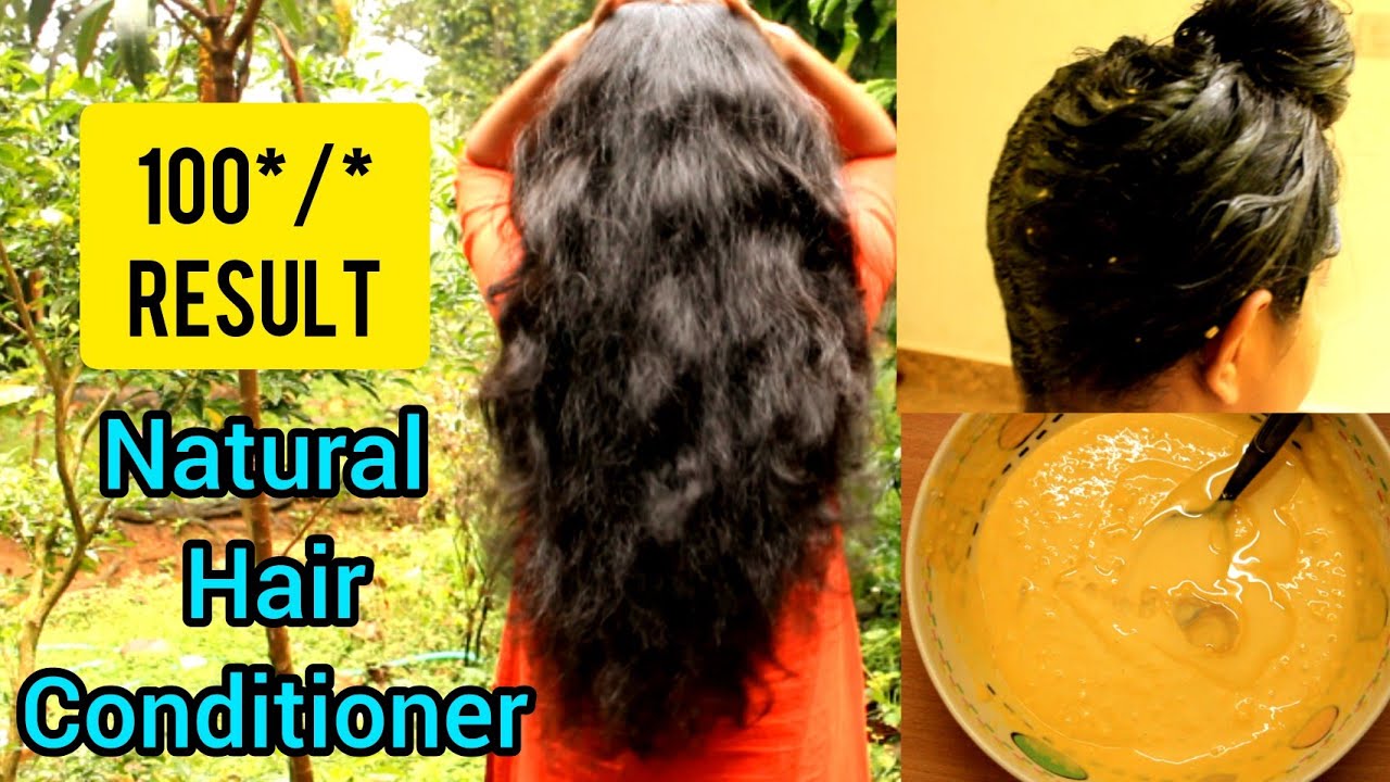 Home Made Natural Hair Conditioner In Malayalam - YouTube