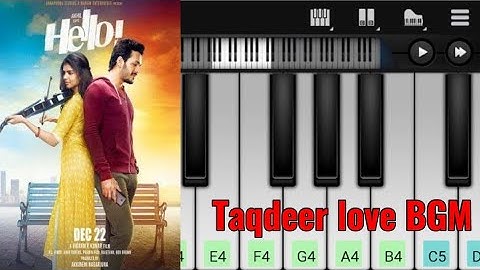 Hello Theme Music | Taqdeer - Tiktok | Easy Piano Tutorial | Perfect Piano