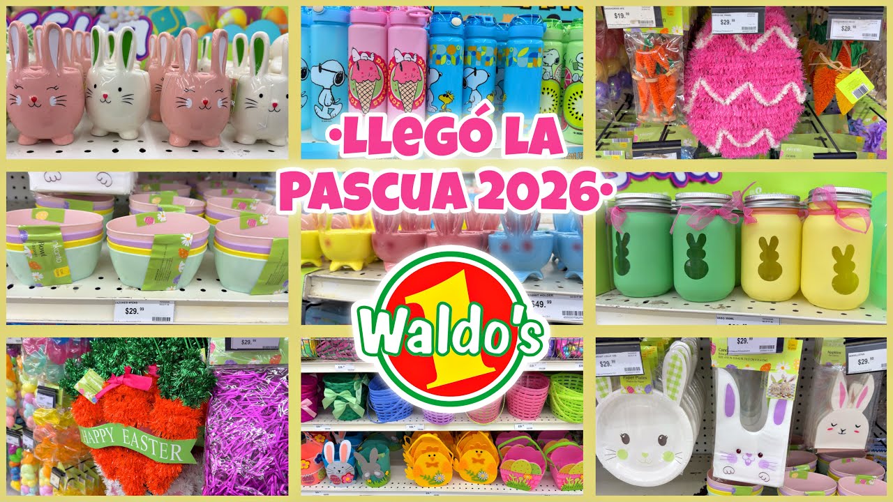 🥕 LLEGÓ LA PASCUA A WALDOS 🐰 Nueva Colección del 27 Aniversario 🌸 Novedades en Waldos 2026 