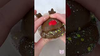 ASMR 🎁 Rudolph Cake from Rodem Slime #slime #asmr #slimeasmr #satisfying
