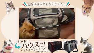 拡張できる！ペットキャリー使用動画PC版 #ペット #商品紹介 #犬 #猫 #ペットキャリー #株式会社プラタ