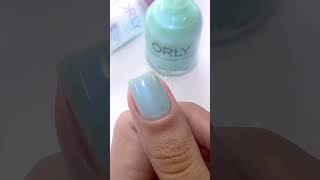 #NailSwatch &quot;Morning Dew&quot; by Orly #AquaAura Collection 🩵#nailpolish #orly #orlypr #orlynailpolish