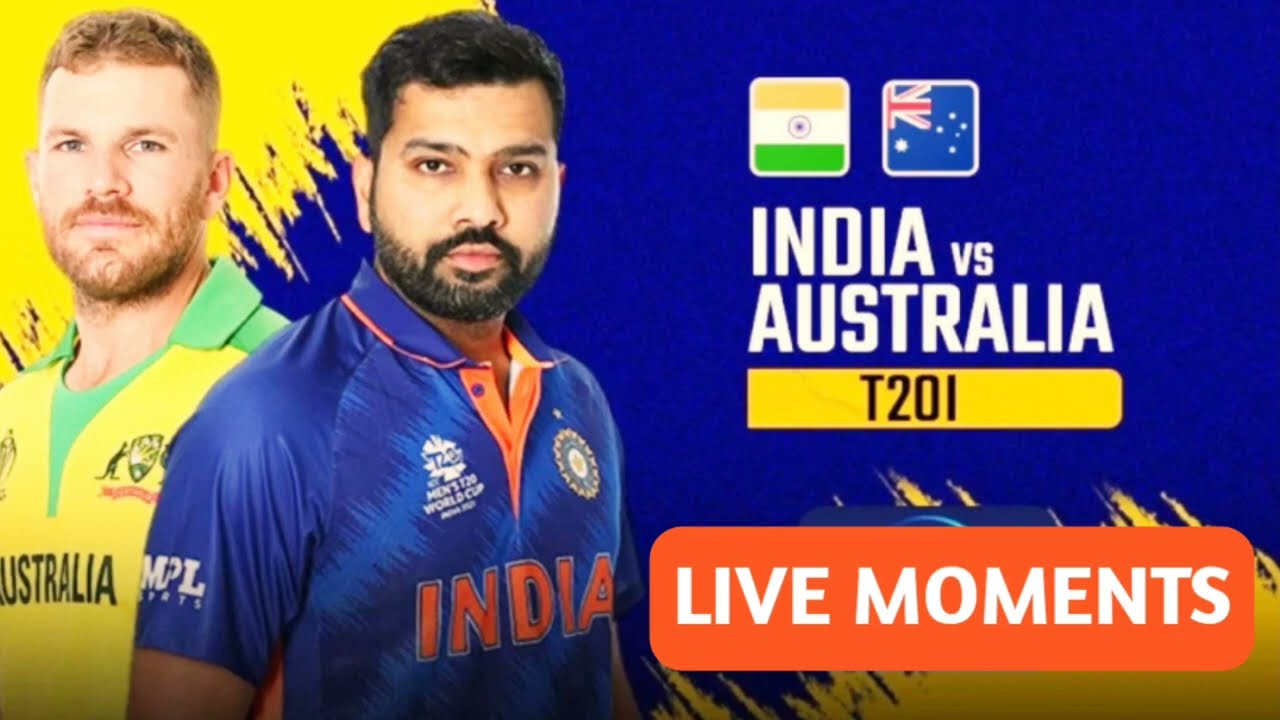 India Vs Australia T20 Cricket Match Live Moments YouTube