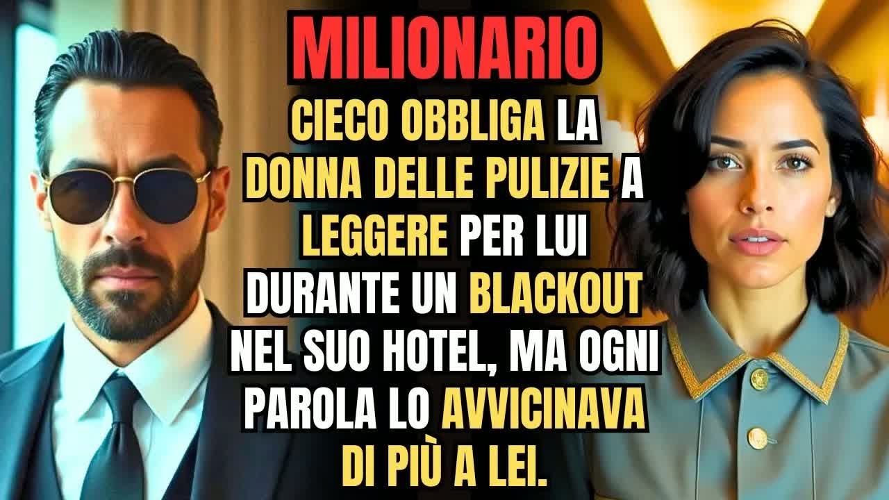 MILIONARIO CIECO costringe la donna delle pulizie a leggere… e inaspettatamente si avvicina