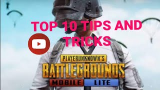 TOP 10 TIPS AND TRICKS PUBG MOBILE LITE screenshot 5