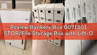 Review Bankers Box 0071301 STOR/File Storage Box with Lift-Off Lid, Letter/Legal, 12 x 10 x 15 Inche