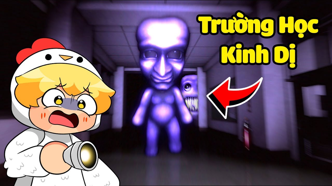 Tô Gà Bị Kẹt Trong Trường Học Quái Vật Siêu Đáng Sợ Trong Roblox