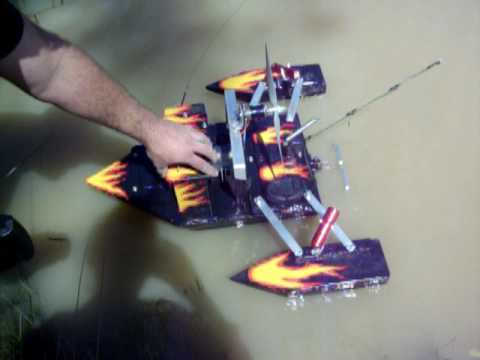 heavy casting rc boat