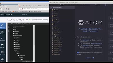Microservice acceleration using Microclimate and IBM Cloud