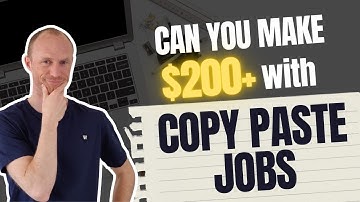 Can You Easily Make $200+ with Copy Paste Jobs? REALISTIC Method Revealed (Learn What REALLY Works)