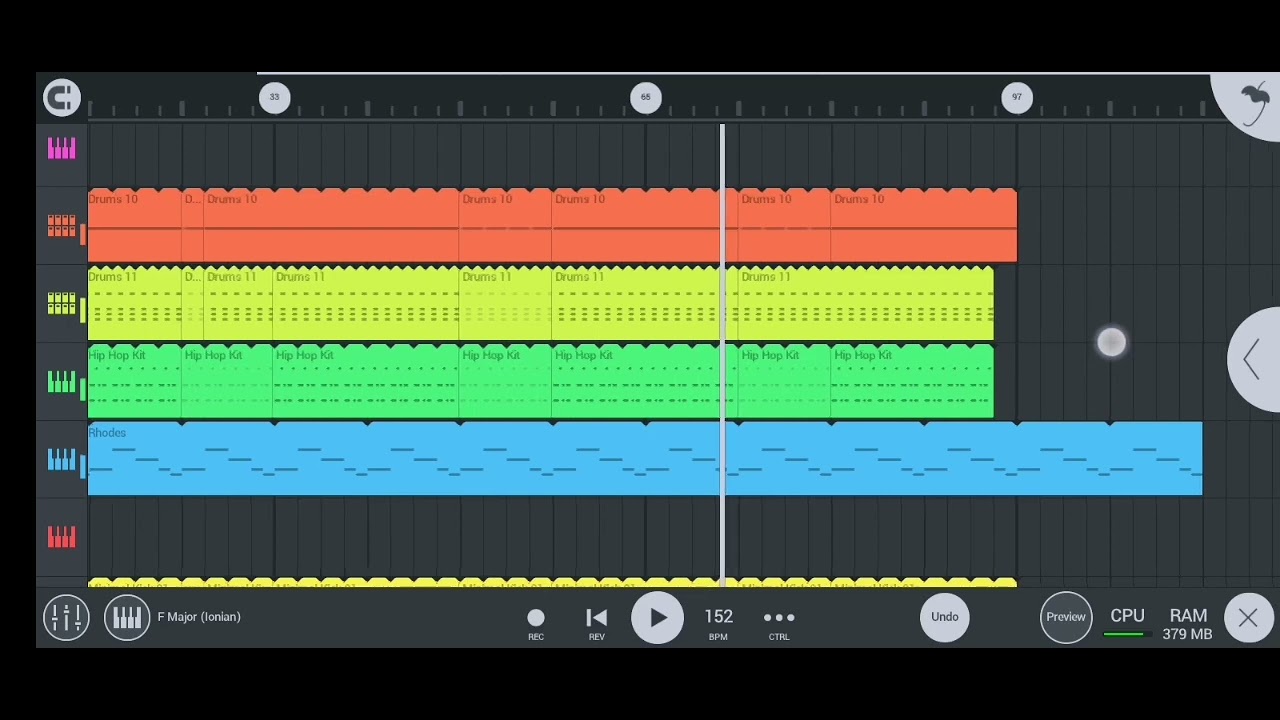 Obrie 's Hip Hop FL Studio Mobile Remake ⚫ Tutorial 