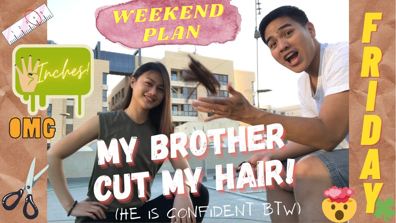 My Brother Cut my Hair! (Android 18 look) 💇