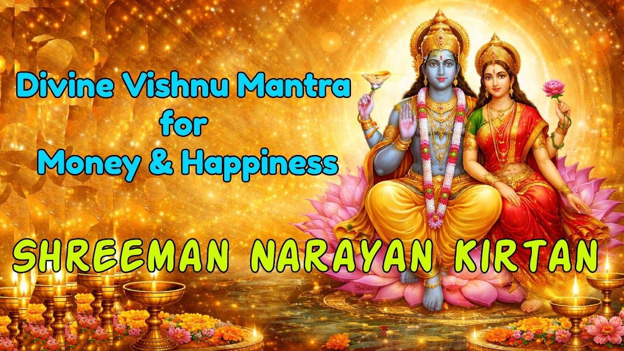 Shreeman Narayan Kirtan | Divine Vishnu Mantra for Money & Happiness