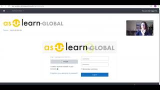 HOW TO AsULearn=global LOGIN