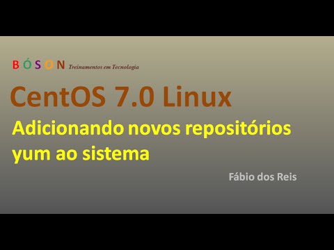 Vídeo: Onde está o arquivo de configuração do yum?