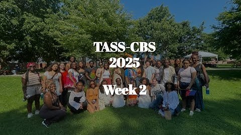 TASS-CBS Vlog - Week 2