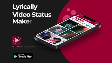 Lyrically Video Status Maker | App promo