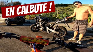 Il Roule À Poil Sur Son Honda Cbr