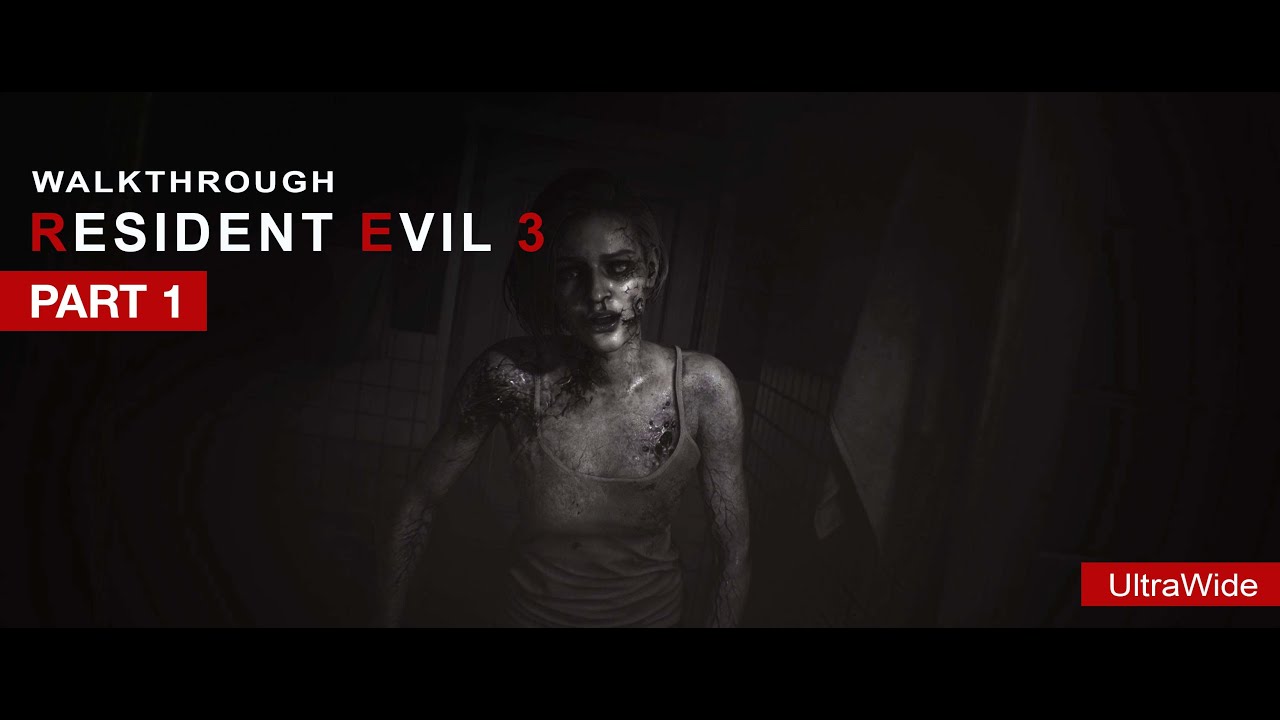 Resident Evil 3 Remake Part 1 | Walkthrough | No Commentary | Ultrawide 21:9 3440x1440